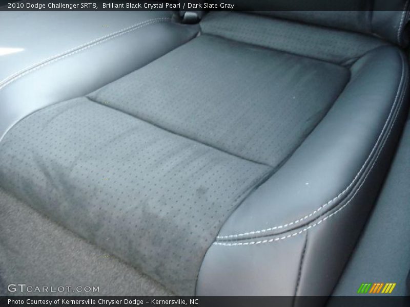 Brilliant Black Crystal Pearl / Dark Slate Gray 2010 Dodge Challenger SRT8