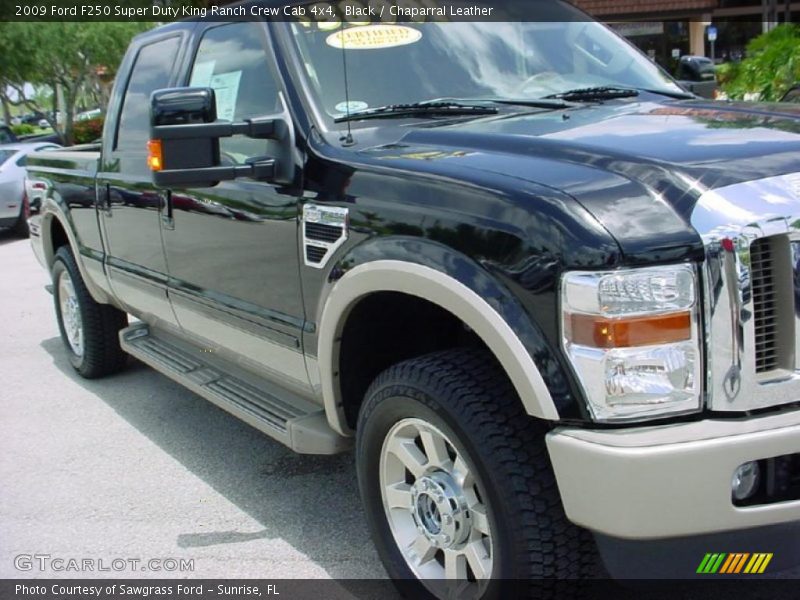Black / Chaparral Leather 2009 Ford F250 Super Duty King Ranch Crew Cab 4x4