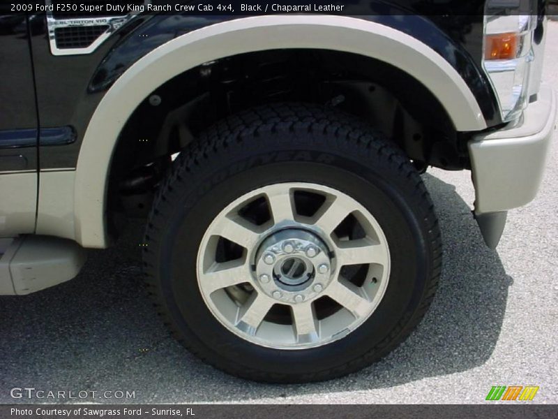 Black / Chaparral Leather 2009 Ford F250 Super Duty King Ranch Crew Cab 4x4