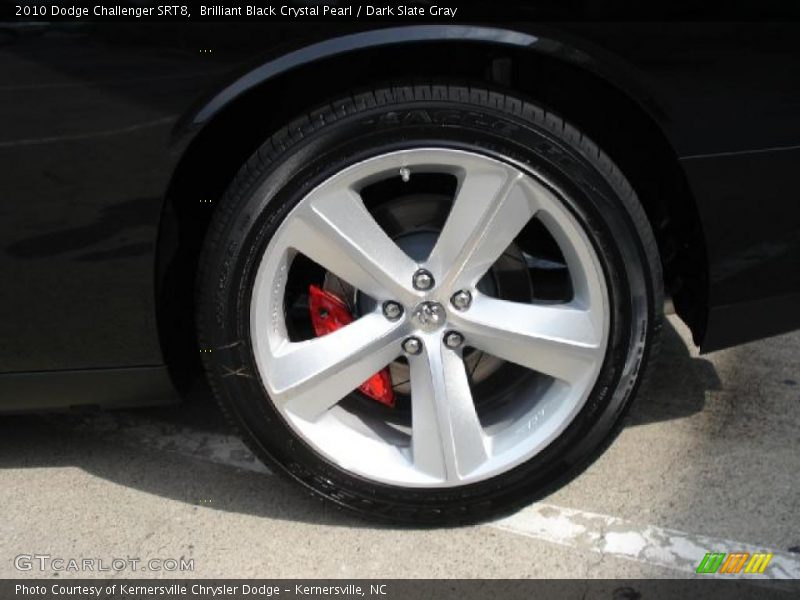 Brilliant Black Crystal Pearl / Dark Slate Gray 2010 Dodge Challenger SRT8