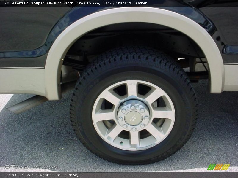 Black / Chaparral Leather 2009 Ford F250 Super Duty King Ranch Crew Cab 4x4