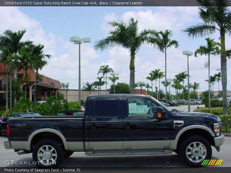 Black / Chaparral Leather 2009 Ford F250 Super Duty King Ranch Crew Cab 4x4
