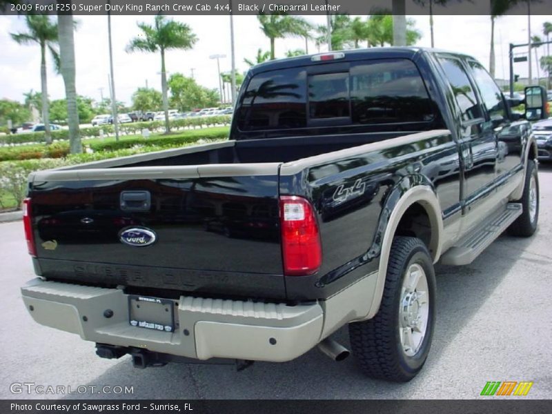 Black / Chaparral Leather 2009 Ford F250 Super Duty King Ranch Crew Cab 4x4