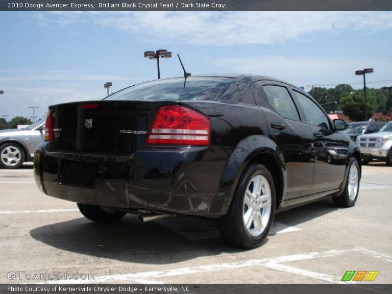 Brilliant Black Crystal Pearl / Dark Slate Gray 2010 Dodge Avenger Express