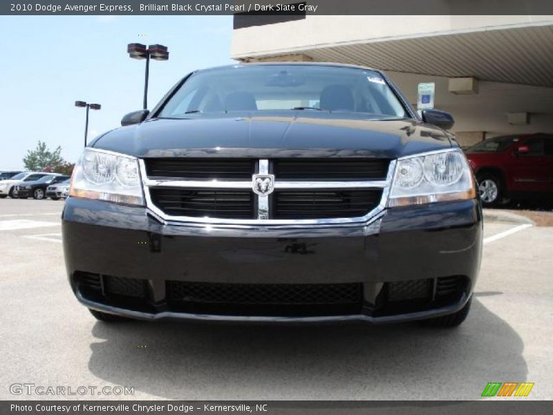 Brilliant Black Crystal Pearl / Dark Slate Gray 2010 Dodge Avenger Express