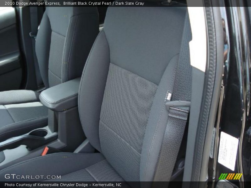 Brilliant Black Crystal Pearl / Dark Slate Gray 2010 Dodge Avenger Express