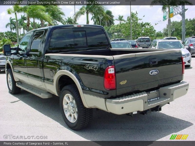 Black / Chaparral Leather 2009 Ford F250 Super Duty King Ranch Crew Cab 4x4