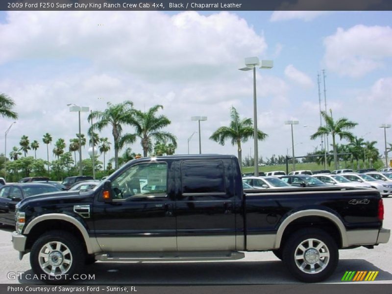 Black / Chaparral Leather 2009 Ford F250 Super Duty King Ranch Crew Cab 4x4
