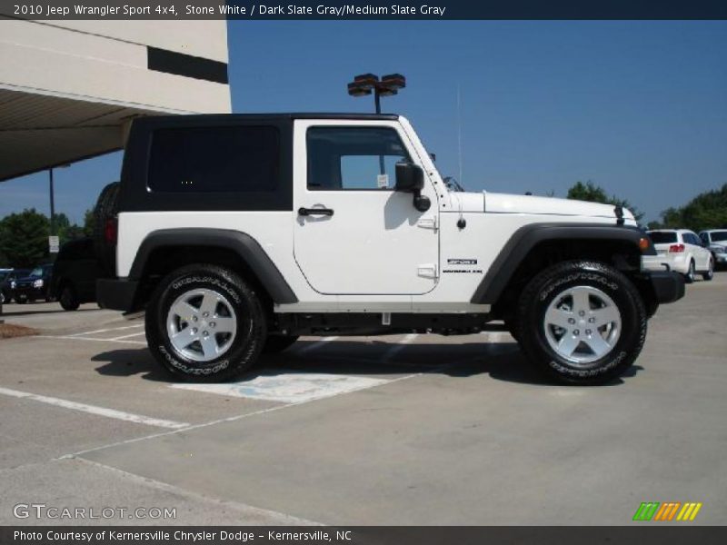Stone White / Dark Slate Gray/Medium Slate Gray 2010 Jeep Wrangler Sport 4x4