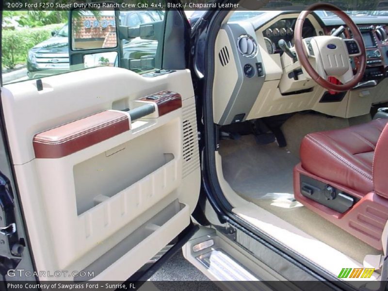 Black / Chaparral Leather 2009 Ford F250 Super Duty King Ranch Crew Cab 4x4
