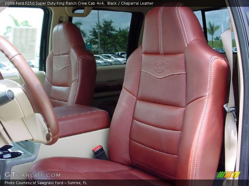Black / Chaparral Leather 2009 Ford F250 Super Duty King Ranch Crew Cab 4x4
