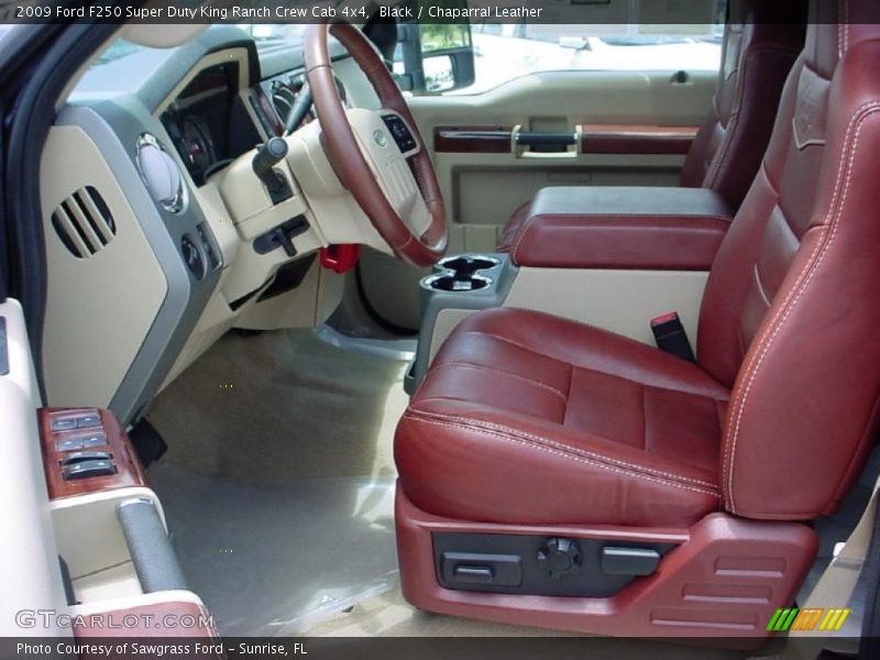 Black / Chaparral Leather 2009 Ford F250 Super Duty King Ranch Crew Cab 4x4