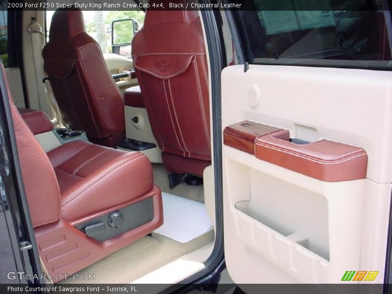 Black / Chaparral Leather 2009 Ford F250 Super Duty King Ranch Crew Cab 4x4