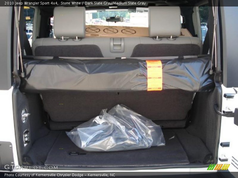 Stone White / Dark Slate Gray/Medium Slate Gray 2010 Jeep Wrangler Sport 4x4