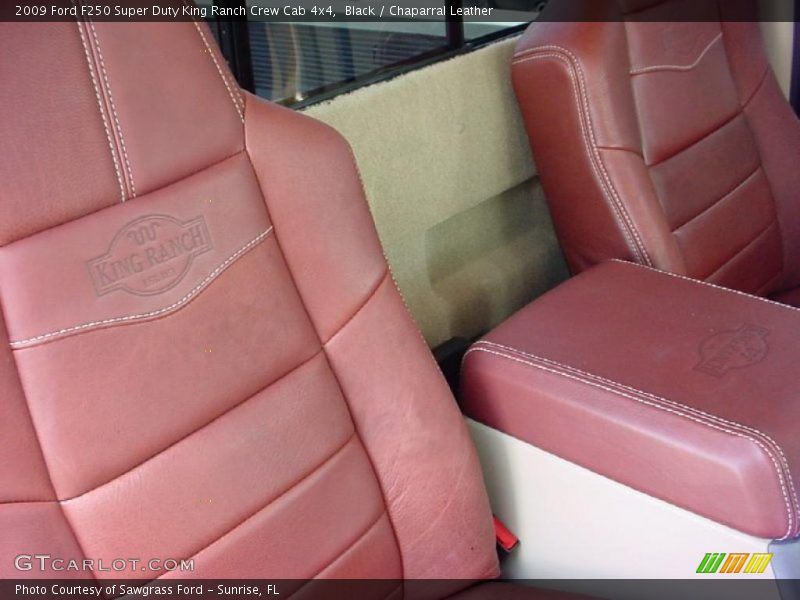 Black / Chaparral Leather 2009 Ford F250 Super Duty King Ranch Crew Cab 4x4