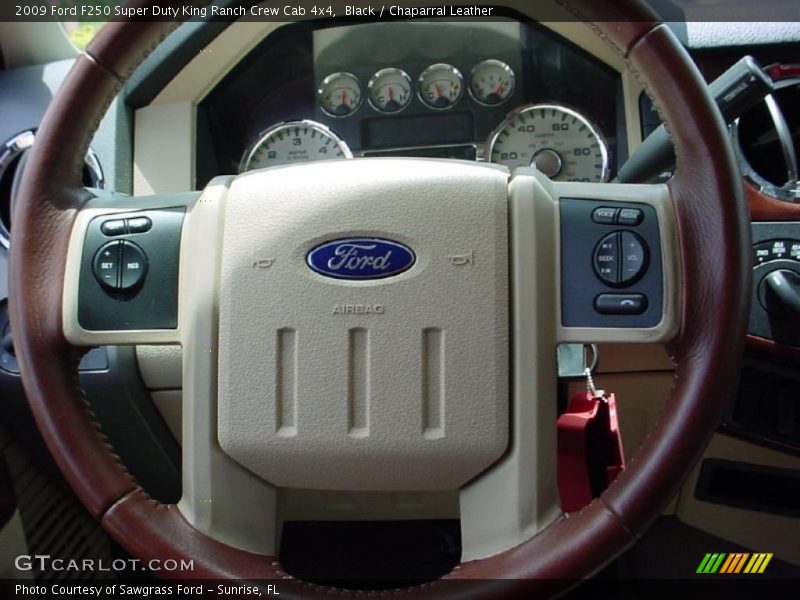 Black / Chaparral Leather 2009 Ford F250 Super Duty King Ranch Crew Cab 4x4