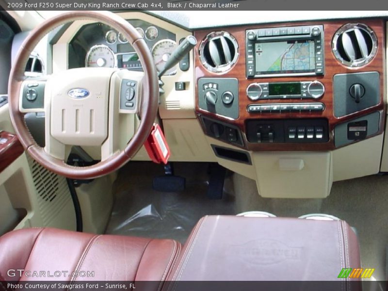 Black / Chaparral Leather 2009 Ford F250 Super Duty King Ranch Crew Cab 4x4