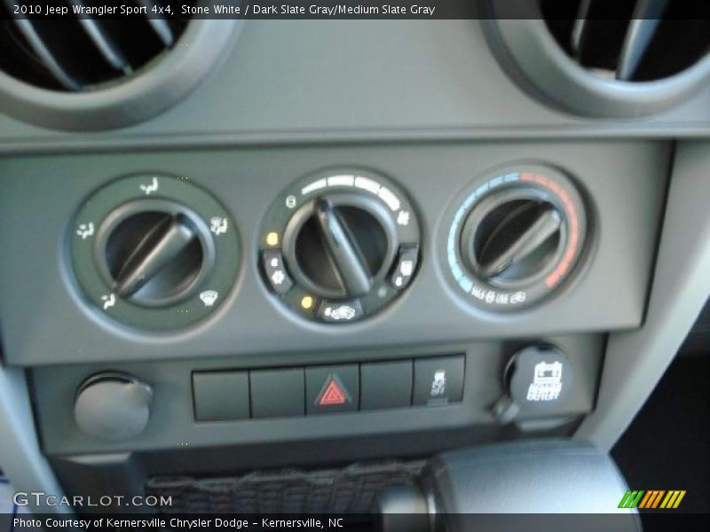 Stone White / Dark Slate Gray/Medium Slate Gray 2010 Jeep Wrangler Sport 4x4