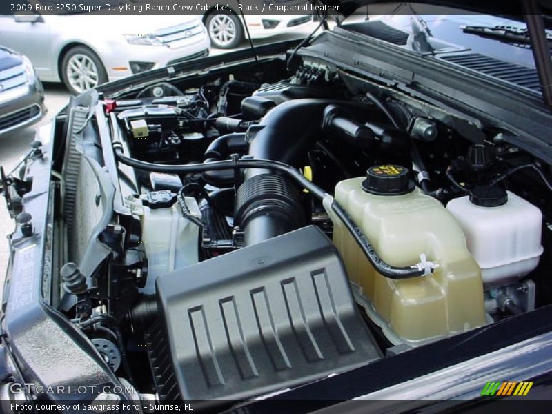 Black / Chaparral Leather 2009 Ford F250 Super Duty King Ranch Crew Cab 4x4