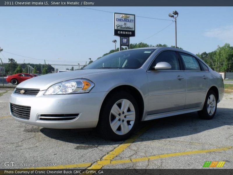 Silver Ice Metallic / Ebony 2011 Chevrolet Impala LS
