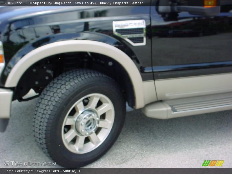 Black / Chaparral Leather 2009 Ford F250 Super Duty King Ranch Crew Cab 4x4