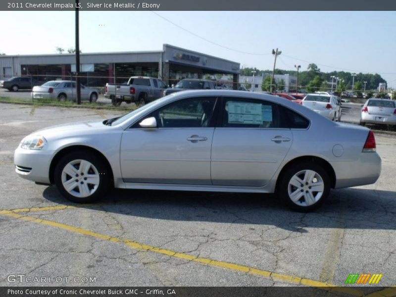 Silver Ice Metallic / Ebony 2011 Chevrolet Impala LS