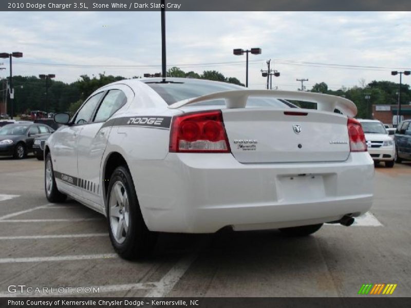 Stone White / Dark Slate Gray 2010 Dodge Charger 3.5L