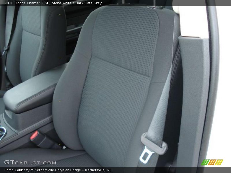Stone White / Dark Slate Gray 2010 Dodge Charger 3.5L