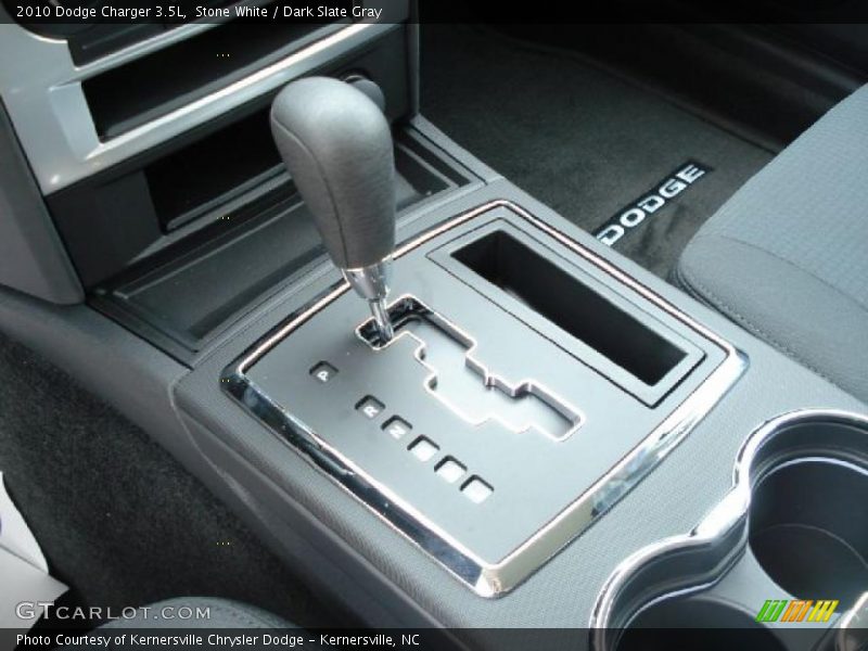 Stone White / Dark Slate Gray 2010 Dodge Charger 3.5L