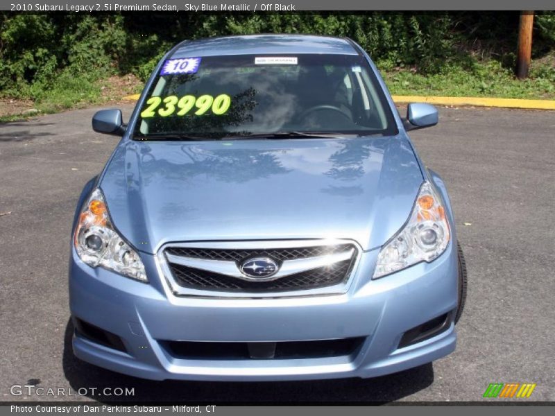 Sky Blue Metallic / Off Black 2010 Subaru Legacy 2.5i Premium Sedan