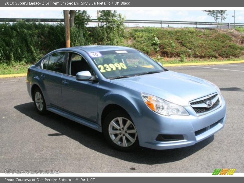 Sky Blue Metallic / Off Black 2010 Subaru Legacy 2.5i Premium Sedan