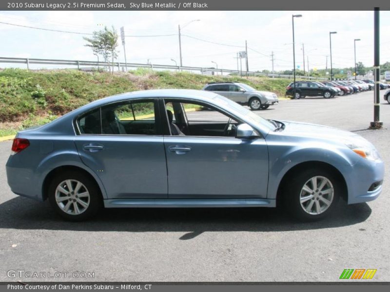 Sky Blue Metallic / Off Black 2010 Subaru Legacy 2.5i Premium Sedan