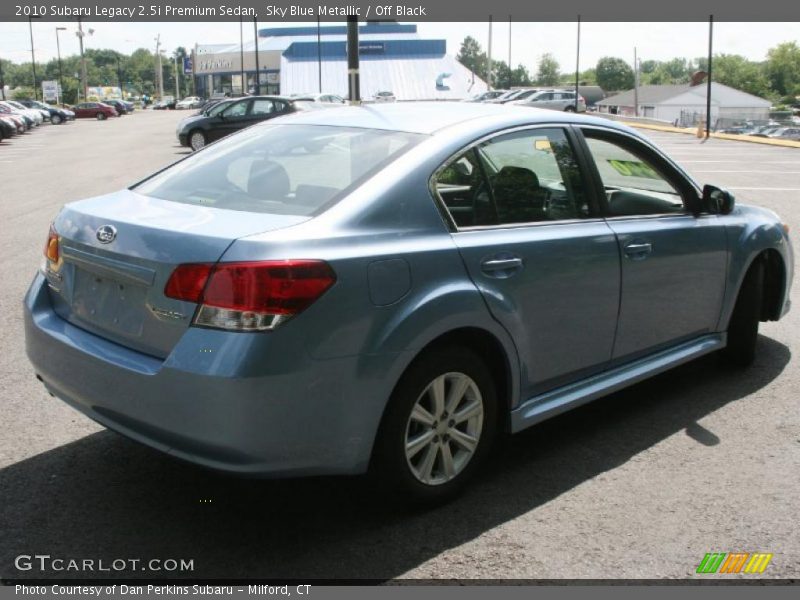 Sky Blue Metallic / Off Black 2010 Subaru Legacy 2.5i Premium Sedan
