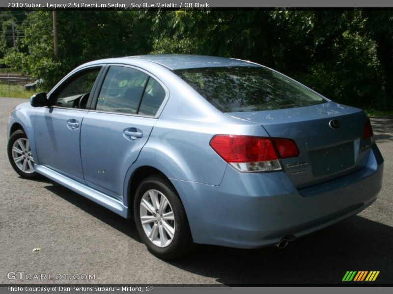 Sky Blue Metallic / Off Black 2010 Subaru Legacy 2.5i Premium Sedan