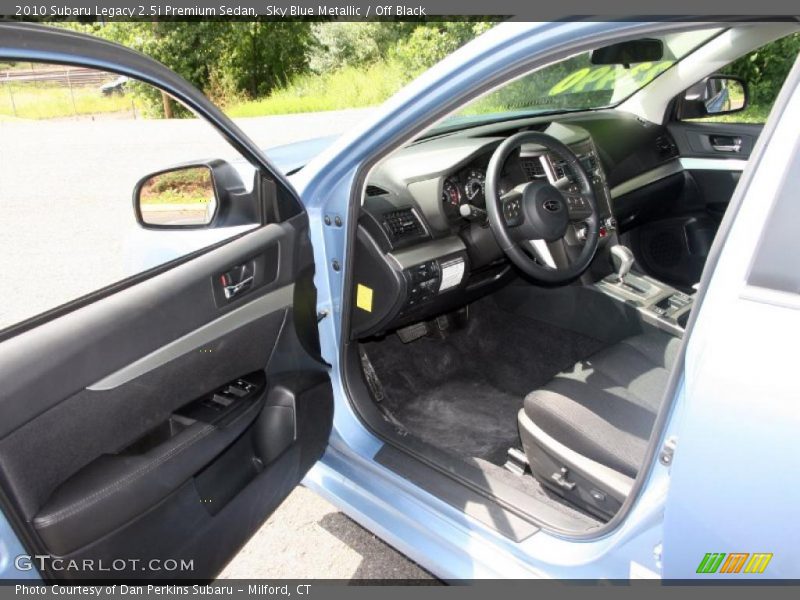 Sky Blue Metallic / Off Black 2010 Subaru Legacy 2.5i Premium Sedan