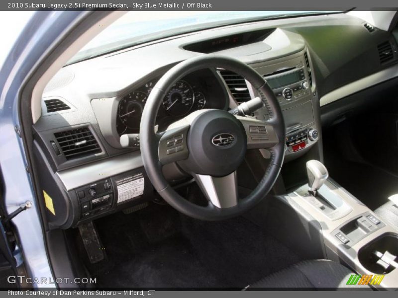 Sky Blue Metallic / Off Black 2010 Subaru Legacy 2.5i Premium Sedan