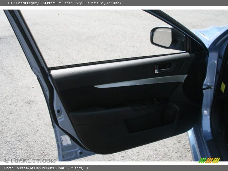 Sky Blue Metallic / Off Black 2010 Subaru Legacy 2.5i Premium Sedan
