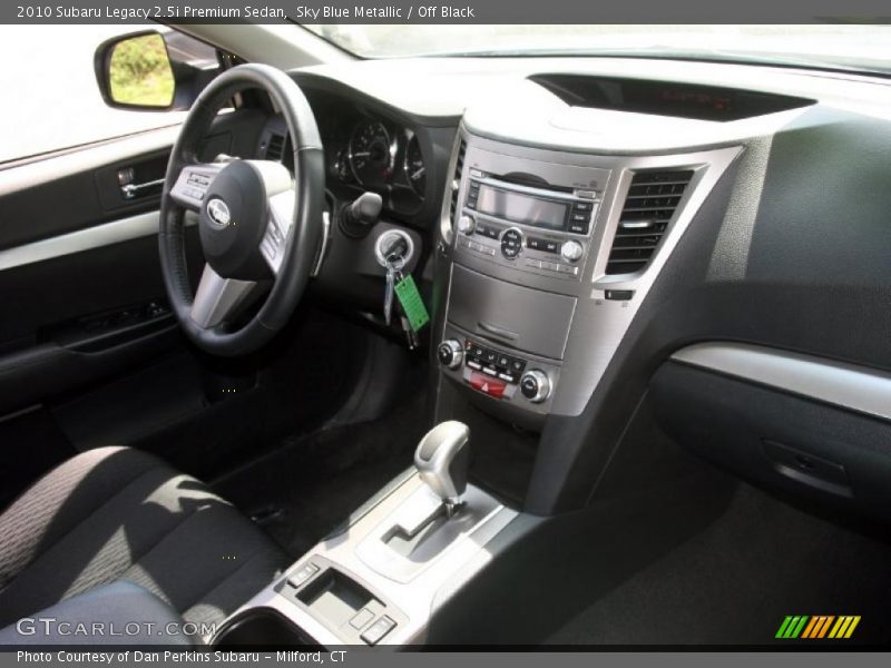 Sky Blue Metallic / Off Black 2010 Subaru Legacy 2.5i Premium Sedan