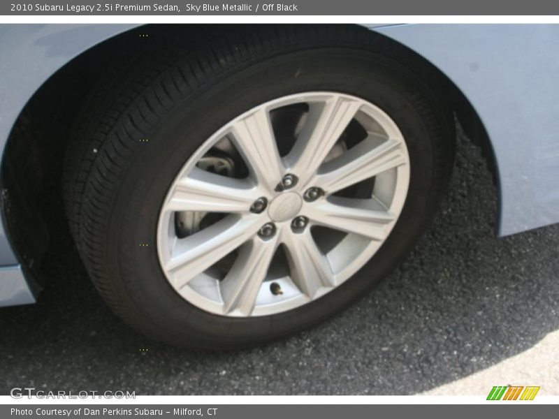 Sky Blue Metallic / Off Black 2010 Subaru Legacy 2.5i Premium Sedan