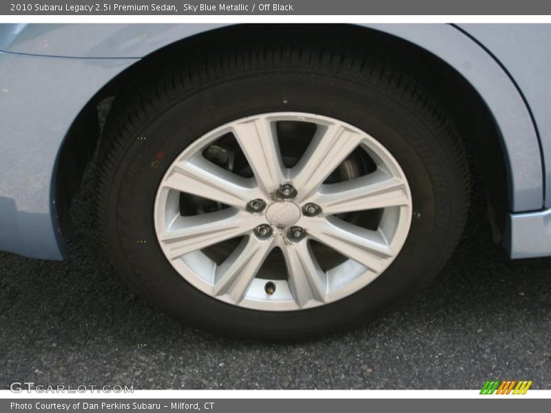 Sky Blue Metallic / Off Black 2010 Subaru Legacy 2.5i Premium Sedan