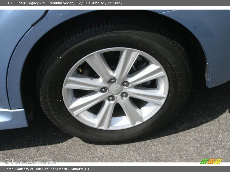 Sky Blue Metallic / Off Black 2010 Subaru Legacy 2.5i Premium Sedan
