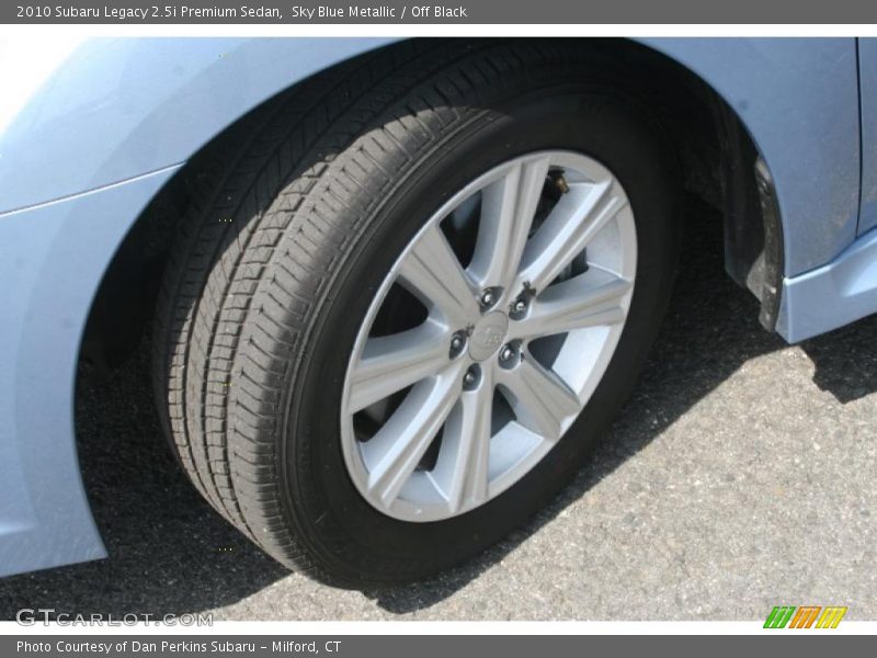Sky Blue Metallic / Off Black 2010 Subaru Legacy 2.5i Premium Sedan