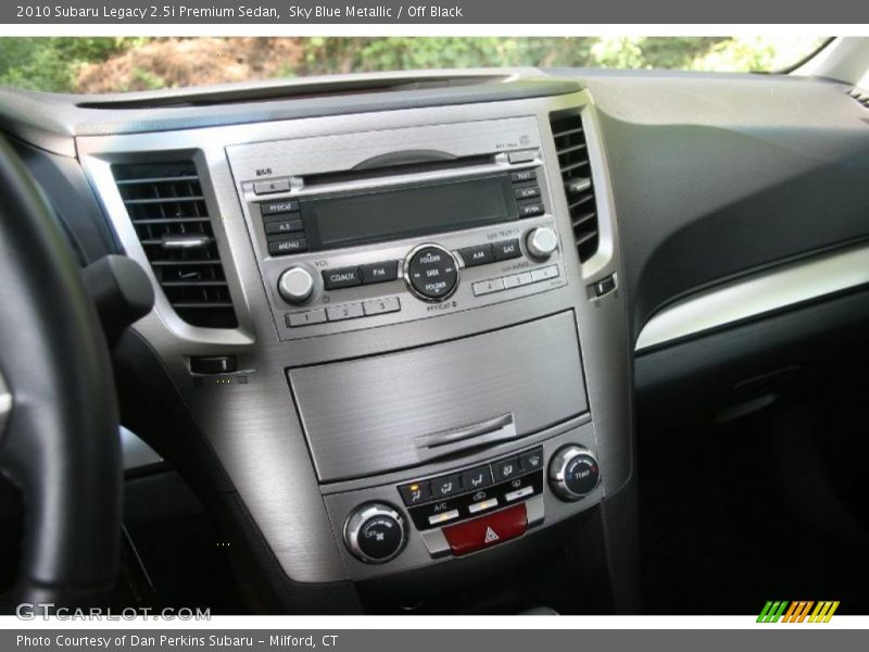 Sky Blue Metallic / Off Black 2010 Subaru Legacy 2.5i Premium Sedan