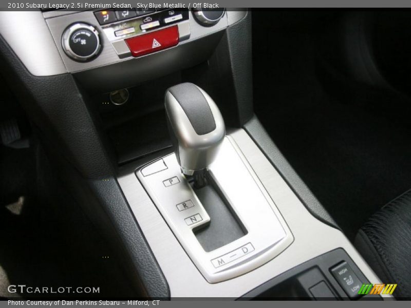 Sky Blue Metallic / Off Black 2010 Subaru Legacy 2.5i Premium Sedan