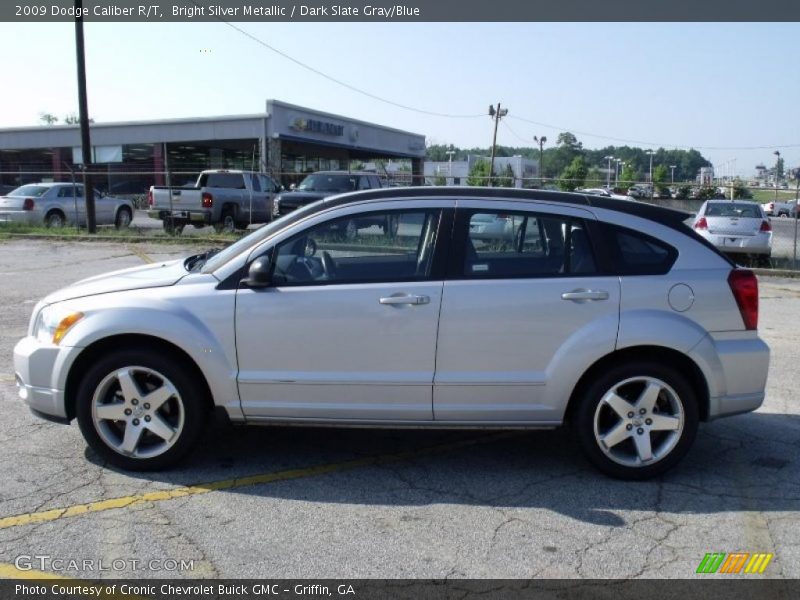Bright Silver Metallic / Dark Slate Gray/Blue 2009 Dodge Caliber R/T