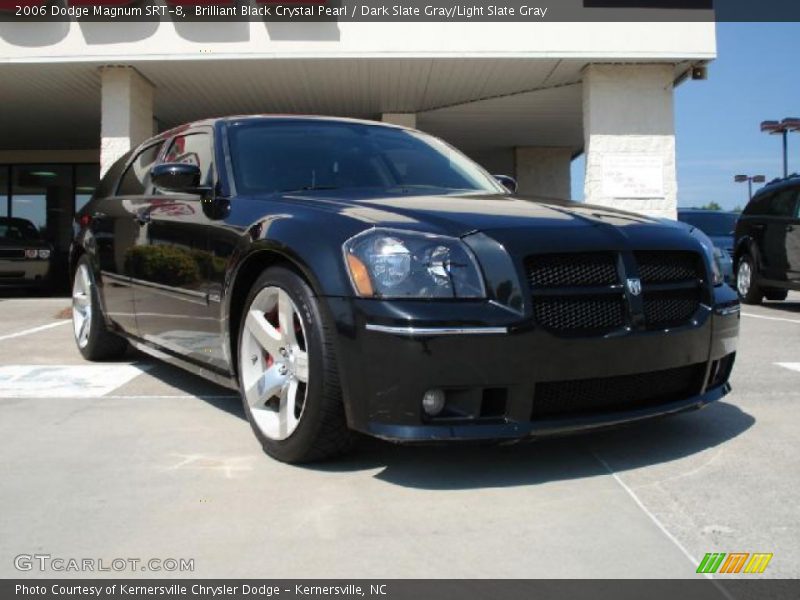 Brilliant Black Crystal Pearl / Dark Slate Gray/Light Slate Gray 2006 Dodge Magnum SRT-8