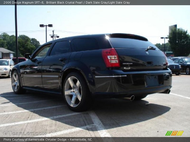 Brilliant Black Crystal Pearl / Dark Slate Gray/Light Slate Gray 2006 Dodge Magnum SRT-8