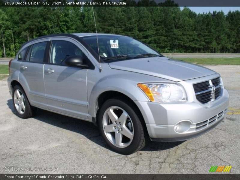 Bright Silver Metallic / Dark Slate Gray/Blue 2009 Dodge Caliber R/T