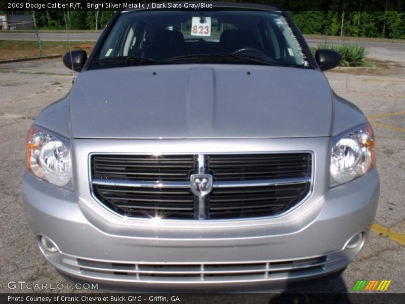 Bright Silver Metallic / Dark Slate Gray/Blue 2009 Dodge Caliber R/T