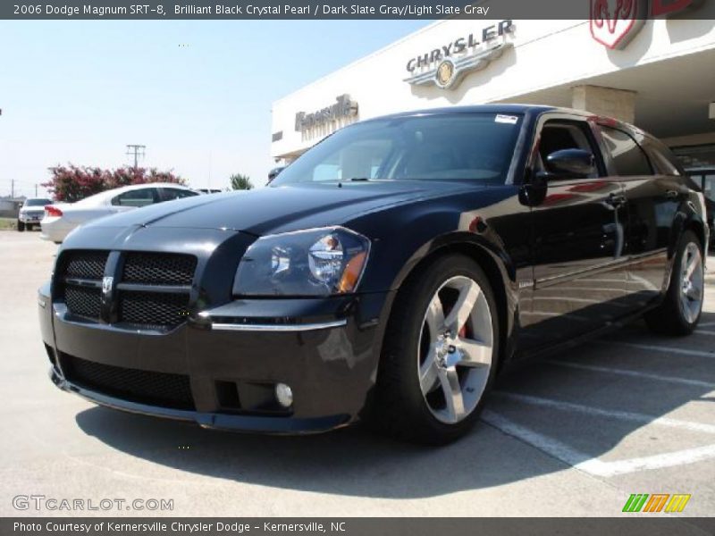 Brilliant Black Crystal Pearl / Dark Slate Gray/Light Slate Gray 2006 Dodge Magnum SRT-8